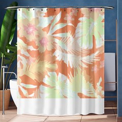 Hawaii T- Shirt Hawaii Alpha De Purple Pattern T- Shirt Shower Curtain 60  X 72  (medium)  by EnriqueJohnson