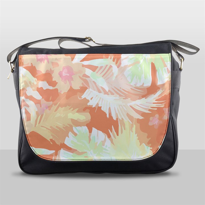 Hawaii T- Shirt Hawaii Alpha De Purple Pattern T- Shirt Messenger Bag