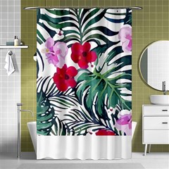 Hawaii T- Shirt Hawaii Antler Garden T- Shirt Shower Curtain 48  X 72  (small)  by EnriqueJohnson