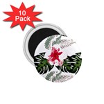 Hawaii T- Shirt Hawaii Blood Flower Garden T- Shirt 1.75  Magnets (10 pack)  Front