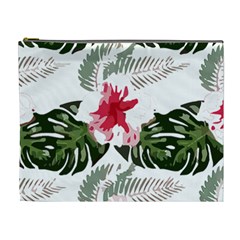 Hawaii T- Shirt Hawaii Blood Flower Garden T- Shirt Cosmetic Bag (xl)