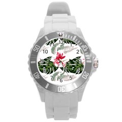 Hawaii T- Shirt Hawaii Blood Flower Garden T- Shirt Round Plastic Sport Watch (l) by EnriqueJohnson