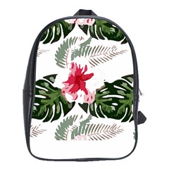 Hawaii T- Shirt Hawaii Blood Flower Garden T- Shirt School Bag (xl) by EnriqueJohnson