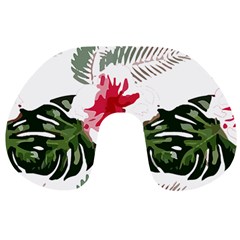 Hawaii T- Shirt Hawaii Blood Flower Garden T- Shirt Travel Neck Pillow by EnriqueJohnson