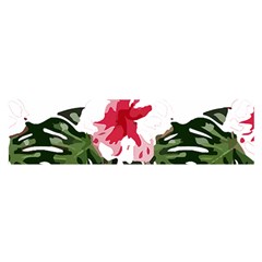 Hawaii T- Shirt Hawaii Blood Flower Garden T- Shirt Oblong Satin Scarf (16  X 60 ) by EnriqueJohnson