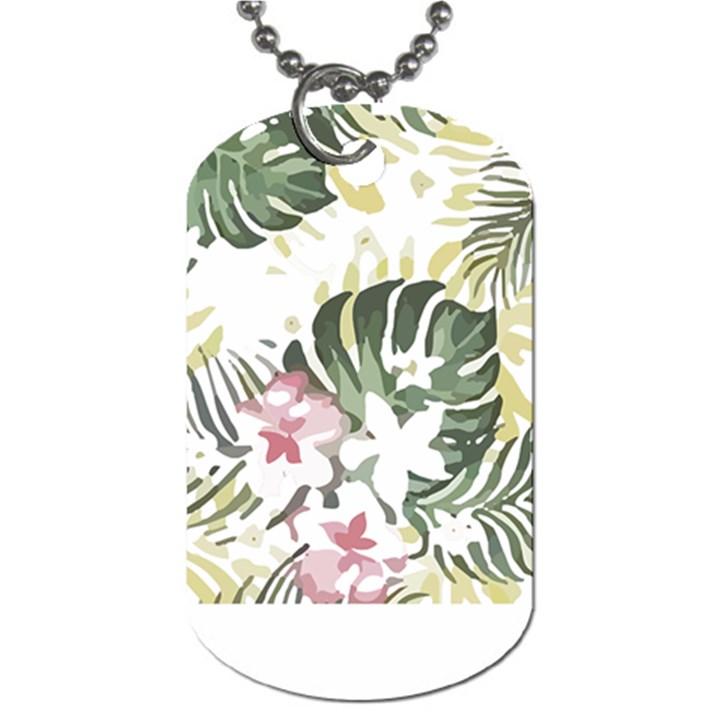 Hawaii T- Shirt Hawaii Bloom Creative T- Shirt Dog Tag (One Side)