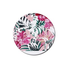 Hawaii T- Shirt Hawaii Branch Creative T- Shirt Rubber Coaster (round) by EnriqueJohnson