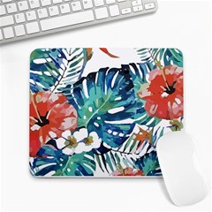 Hawaii T- Shirt Hawaii Christmas Flower Fashion T- Shirt Large Mousepad by EnriqueJohnson