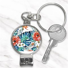 Hawaii T- Shirt Hawaii Christmas Flower Fashion T- Shirt Nail Clippers Key Chain by EnriqueJohnson