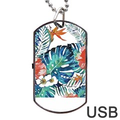 Hawaii T- Shirt Hawaii Christmas Flower Fashion T- Shirt Dog Tag Usb Flash (one Side) by EnriqueJohnson