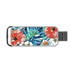 Hawaii T- Shirt Hawaii Christmas Flower Fashion T- Shirt Portable Usb Flash (one Side) by EnriqueJohnson