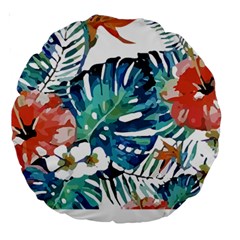 Hawaii T- Shirt Hawaii Christmas Flower Fashion T- Shirt Large 18  Premium Round Cushions by EnriqueJohnson