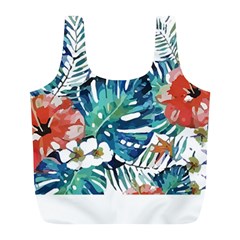 Hawaii T- Shirt Hawaii Christmas Flower Fashion T- Shirt Full Print Recycle Bag (l) by EnriqueJohnson