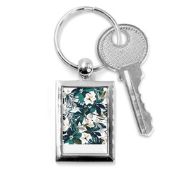 Hawaii T- Shirt Hawaii Christmas Flower Trend T- Shirt Key Chain (rectangle) by EnriqueJohnson