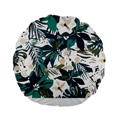 Hawaii T- Shirt Hawaii Christmas Flower Trend T- Shirt Standard 15  Premium Flano Round Cushions by EnriqueJohnson