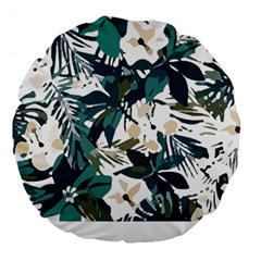 Hawaii T- Shirt Hawaii Christmas Flower Trend T- Shirt Large 18  Premium Flano Round Cushions by EnriqueJohnson