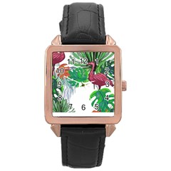 Hawaii T- Shirt Hawaii Creative Pattern T- Shirt Rose Gold Leather Watch  by EnriqueJohnson