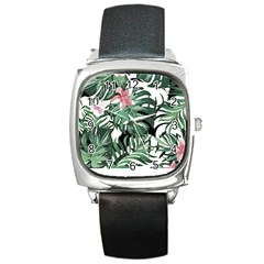 Hawaii T- Shirt Hawaii Creative T- Shirt Square Metal Watch by EnriqueJohnson