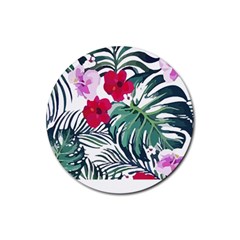 Hawaii T- Shirt Hawaii Cup Creative T- Shirt Rubber Coaster (round) by EnriqueJohnson