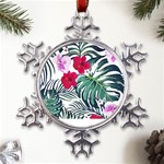 Hawaii T- Shirt Hawaii Cup Creative T- Shirt Metal Large Snowflake Ornament Front