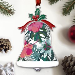 Hawaii T- Shirt Hawaii Deforestation Garden T- Shirt Metal Holly Leaf Bell Ornament by EnriqueJohnson