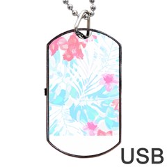 Hawaii T- Shirt Hawaii Diana Flower Pattern T- Shirt Dog Tag Usb Flash (two Sides) by EnriqueJohnson