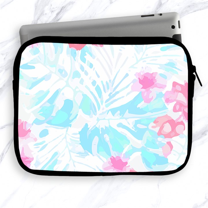 Hawaii T- Shirt Hawaii Diana Flower Pattern T- Shirt Apple iPad 2/3/4 Zipper Cases