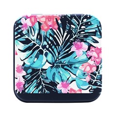 Hawaii T- Shirt Hawaii Diana Flower Pattern T- Shirt Square Metal Box (black) by EnriqueJohnson