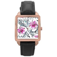 Hawaii T- Shirt Hawaii Elegant Creative T- Shirt Rose Gold Leather Watch  by EnriqueJohnson