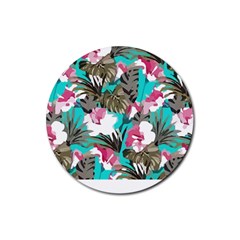 Hawaii T- Shirt Hawaii Enforce Fashion T- Shirt Rubber Coaster (round) by EnriqueJohnson