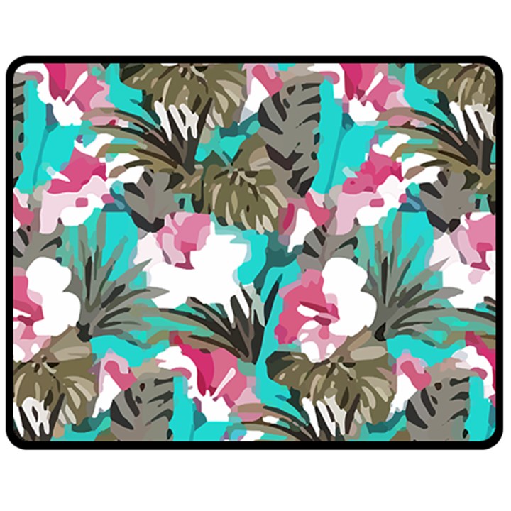 Hawaii T- Shirt Hawaii Enforce Fashion T- Shirt Two Sides Fleece Blanket (Medium)