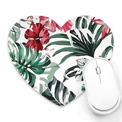 Hawaii T- Shirt Hawaii Flaw Pattern T- Shirt Heart Mousepad by EnriqueJohnson