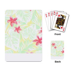 Hawaii T- Shirt Hawaii Flora Garden T- Shirt Playing Cards Single Design (rectangle)