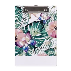 Hawaii T- Shirt Hawaii Flora T- Shirt A5 Acrylic Clipboard by EnriqueJohnson