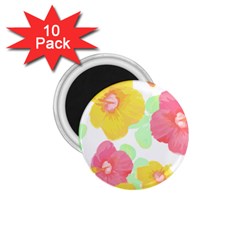 Hawaii T- Shirt Hawaii Floral Summer T- Shirt 1 75  Magnets (10 Pack) 