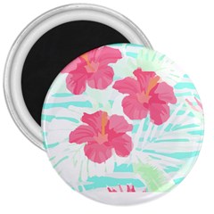 Hawaii T- Shirt Hawaii Floral Trend T- Shirt 3  Magnets by EnriqueJohnson