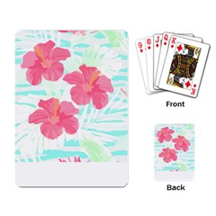 Hawaii T- Shirt Hawaii Floral Trend T- Shirt Playing Cards Single Design (rectangle) by EnriqueJohnson