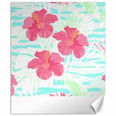 Hawaii T- Shirt Hawaii Floral Trend T- Shirt Canvas 8  x 10 