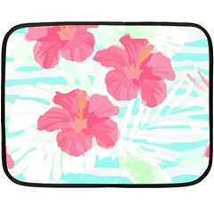 Hawaii T- Shirt Hawaii Floral Trend T- Shirt Two Sides Fleece Blanket (mini) by EnriqueJohnson