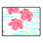 Hawaii T- Shirt Hawaii Floral Trend T- Shirt Two Sides Fleece Blanket (Small) 45 x34  Blanket Front