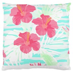 Hawaii T- Shirt Hawaii Floral Trend T- Shirt Standard Premium Plush Fleece Cushion Case (Two Sides)