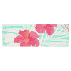 Hawaii T- Shirt Hawaii Floral Trend T- Shirt Banner and Sign 6  x 2 