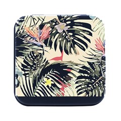 Hawaii T- Shirt Hawaii Florence Garden T- Shirt Square Metal Box (black)