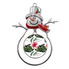 Hawaii T- Shirt Hawaii Florida Creative T- Shirt Metal Snowman Ornament by EnriqueJohnson