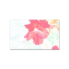 Hawaii T- Shirt Hawaii Florist Modern T- Shirt Sticker (rectangular) by EnriqueJohnson