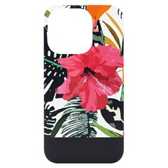 Hawaii T- Shirt Hawaii Florist Modern T- Shirt Iphone 14 Pro Black Uv Print Case by EnriqueJohnson