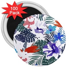 Hawaii T- Shirt Hawaii Flourish Pattern T- Shirt 3  Magnets (100 Pack)