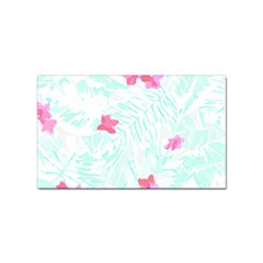 Hawaii T- Shirt Hawaii Flower Bird Fashion T- Shirt Sticker Rectangular (100 Pack) by EnriqueJohnson