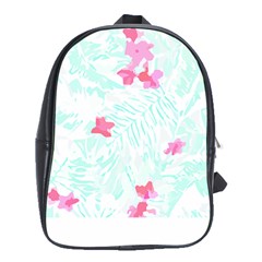 Hawaii T- Shirt Hawaii Flower Bird Fashion T- Shirt School Bag (xl) by EnriqueJohnson