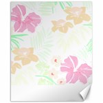 Hawaii T- Shirt Hawaii Flower Creative T- Shirt Canvas 16  x 20  15.75 x19.29  Canvas - 1